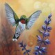 Hummingbird and Lavender